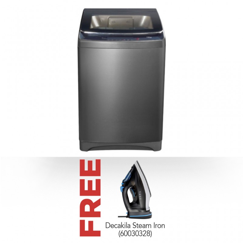 Hisense WTY1802T Washing Machine & Free Decakila KEEN013B Steam Iron