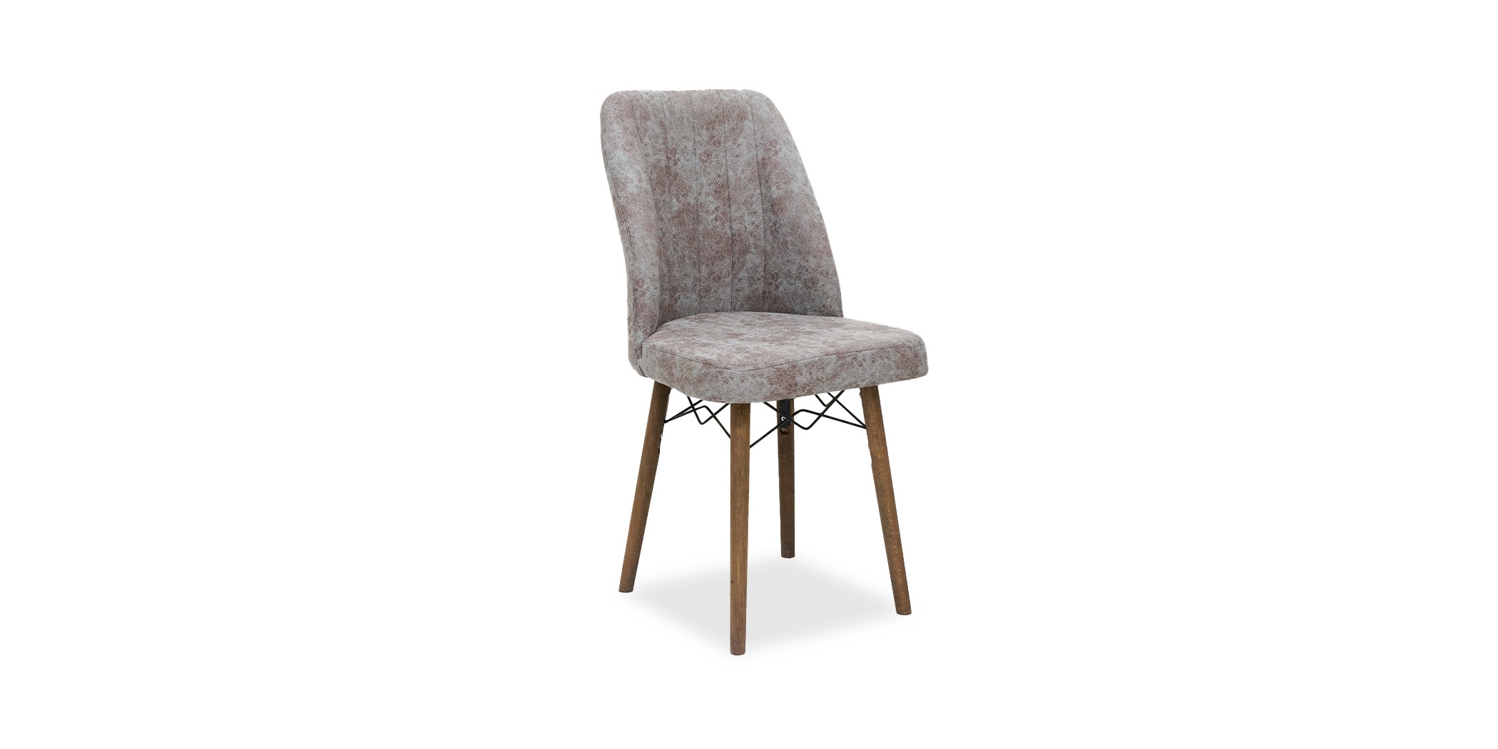 Alya Table & 6 Chairs Grey Fabric