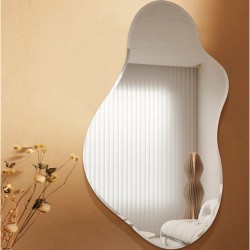 Irregular Frameless Makeup Wall Mirror 70x120 cm