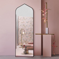 Arched Frameless Full Length Fitting Floor Mirror 60x180 cm