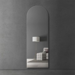 Arched Frameless Full Length Fitting Wall Mirror 60x170 cm