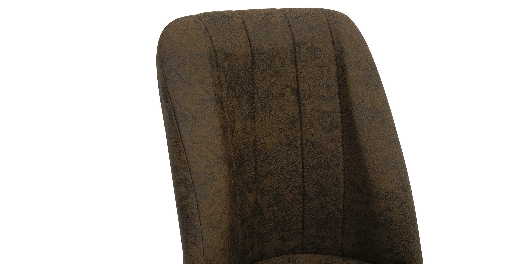 Asya Table & 6 Chairs Brown Fabric