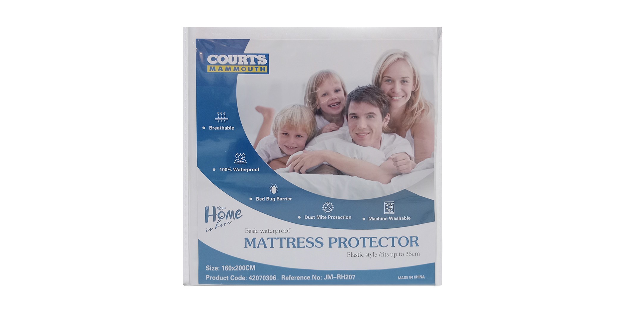 Mattress Protector 160x200 cm Ref JMRH207