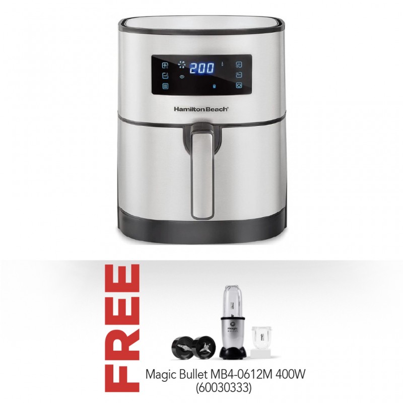 Hamilton Beach HB35075ME 5.6L Digital Air Fryer 2YW & Free Magic