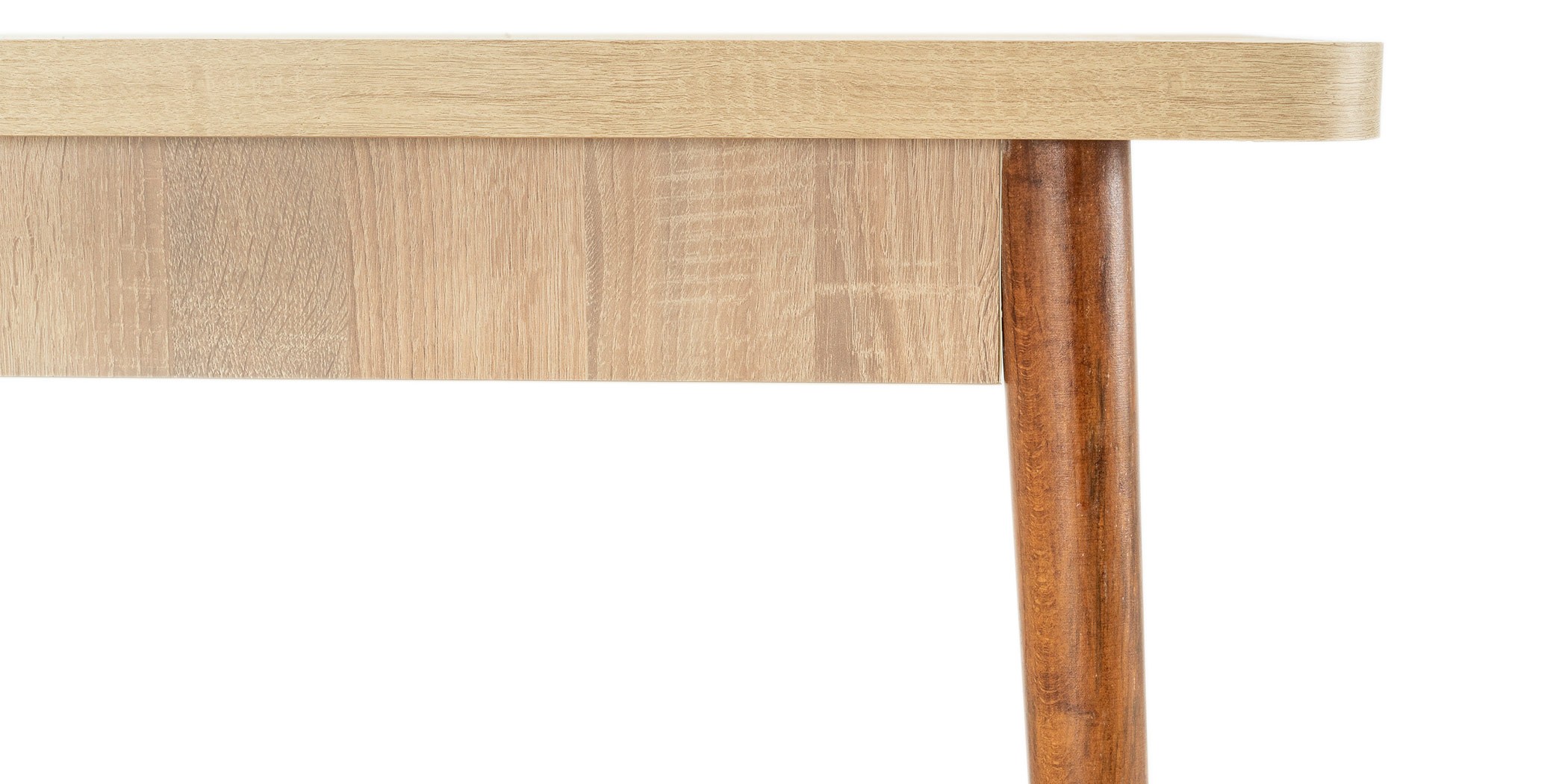 Miray Table & 8 Chairs Light Brown Fabric