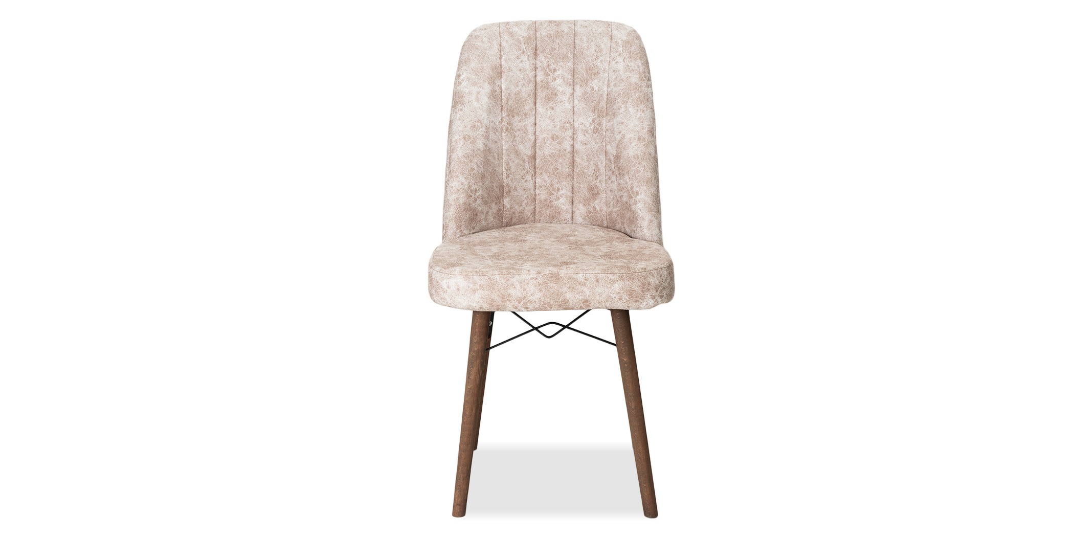 Miray Table & 8 Chairs Light Brown Fabric