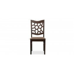 Ranger Table and 6 Chairs Rubberwood D.Walnut