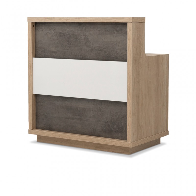 Stellar Moroea Reception Light Oak & Marble Stellar Moroea Reception Light Oak & Marble