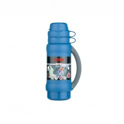 Thermos Premium 34-100 1L Gentian Blue Vacuum Flask - 10008068 "O"