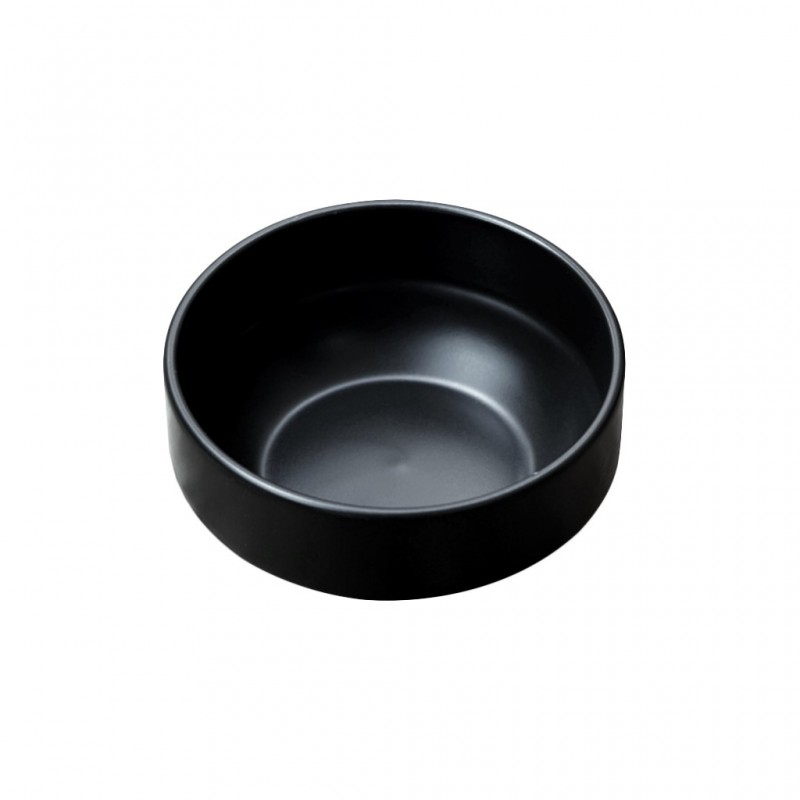 Gural GBSE012JK141SYH 12cm Matt Black Bowl Stackable "O"