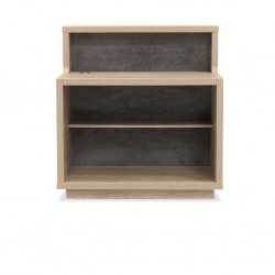 Stellar Moroea Reception Light Oak & Marble