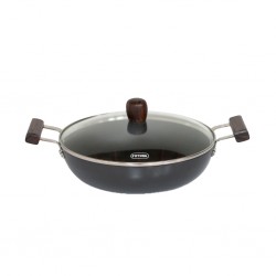 Futura NCF28G 28cm/3L Non Stick Cook-n-Serve Frying Pan With Glass Lid