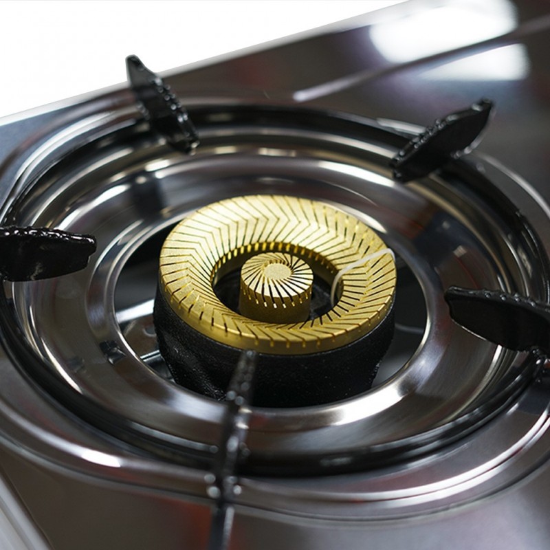 Concetto CG2037 S/Steel Double Burner Gas Stove