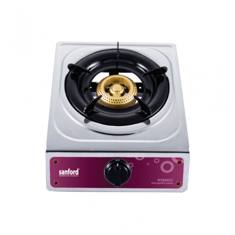 Sanford SAN345 SF5352GC S/S 1 Burner Gas Cooker