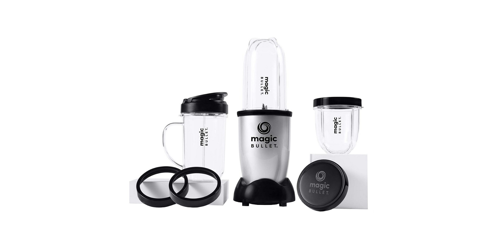 Magic Bullet MB41012 400W Silver 1YW 9pcs Set