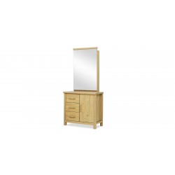 Alaska Bedroom Set 180x200 cm Beige Oak