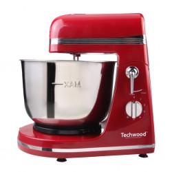 Techwood TMB 365 3.5L S/Steel Bowl 350W Food Processor With Blender & Whisk "O"