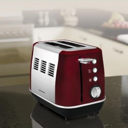 Morphy Richards 224408/EE 2Slice Evoke Red SS Toaster