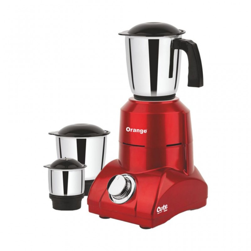 Orange ORA0114 Cute Metallic Red 500W Mixer Grinder