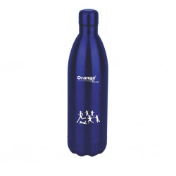 Orange ORA0106 Glossy Blue Aqua 1000ml S/S Vacuum Bottle