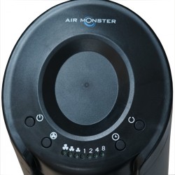 Air Monster 15718R 42'' Black Remote Tower Fan