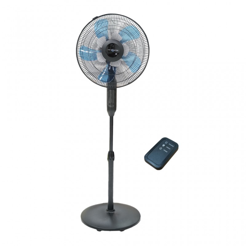Air Monster S1663-R MP 16” Dual Blade Remote Stand Fan With Remote