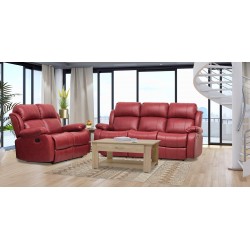 Vercelli Sofa 3+2 in Red...