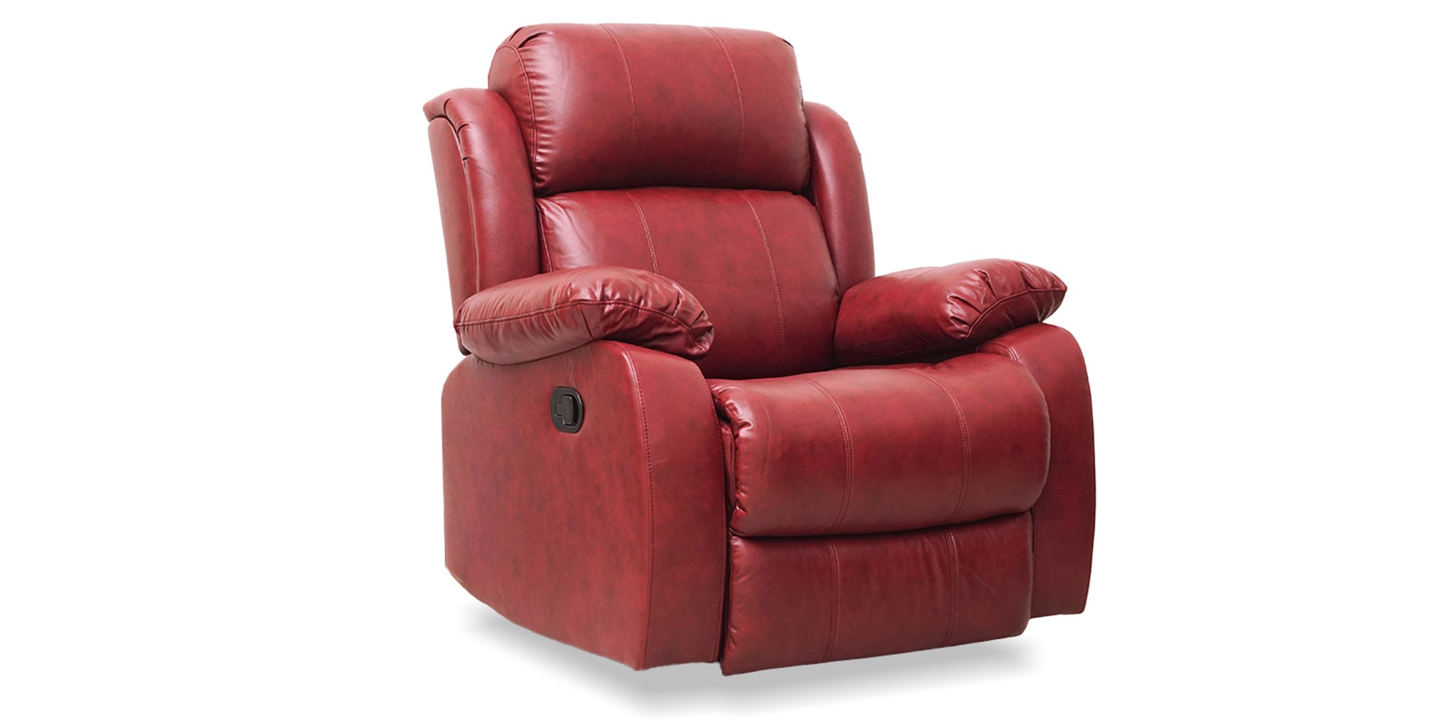 Vercelli Sofa 3+2 in Red Leather Gel