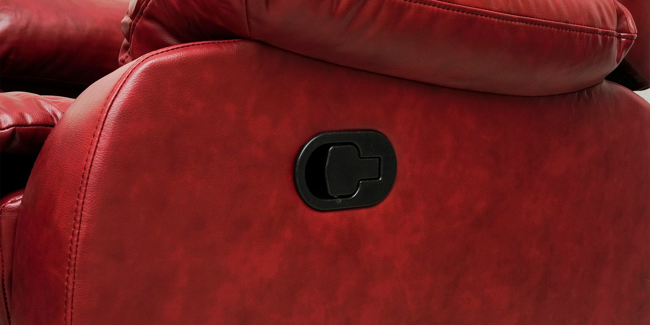 Vercelli Sofa 3+2 in Red Leather Gel