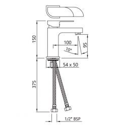 Jaquar Alive Single Lever Basin Mixer Copper ALI-ACR-85011B