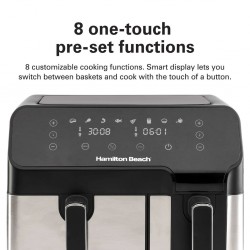 Hamilton Beach AF5232-ME 8.5L Digital Dual Size Air Fryer 2YW "O"