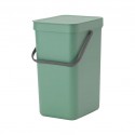 Brabantia 129803 12L Fir Green Sort & Go Waste Bin 10YW "O"