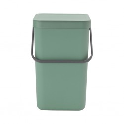 Brabantia 129964 25L Fir Green Sort & Go Waste Bin 10YW "O"