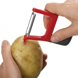 Joseph Joseph Duo 80005-JJ 9x6cm Red Peeler "O"