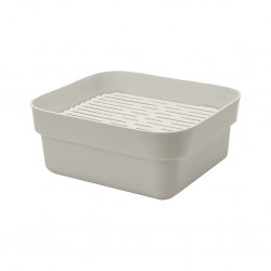 Brabantia 302688 Light Grey Washing Up Bowl With Drying Tray 5YW "O"