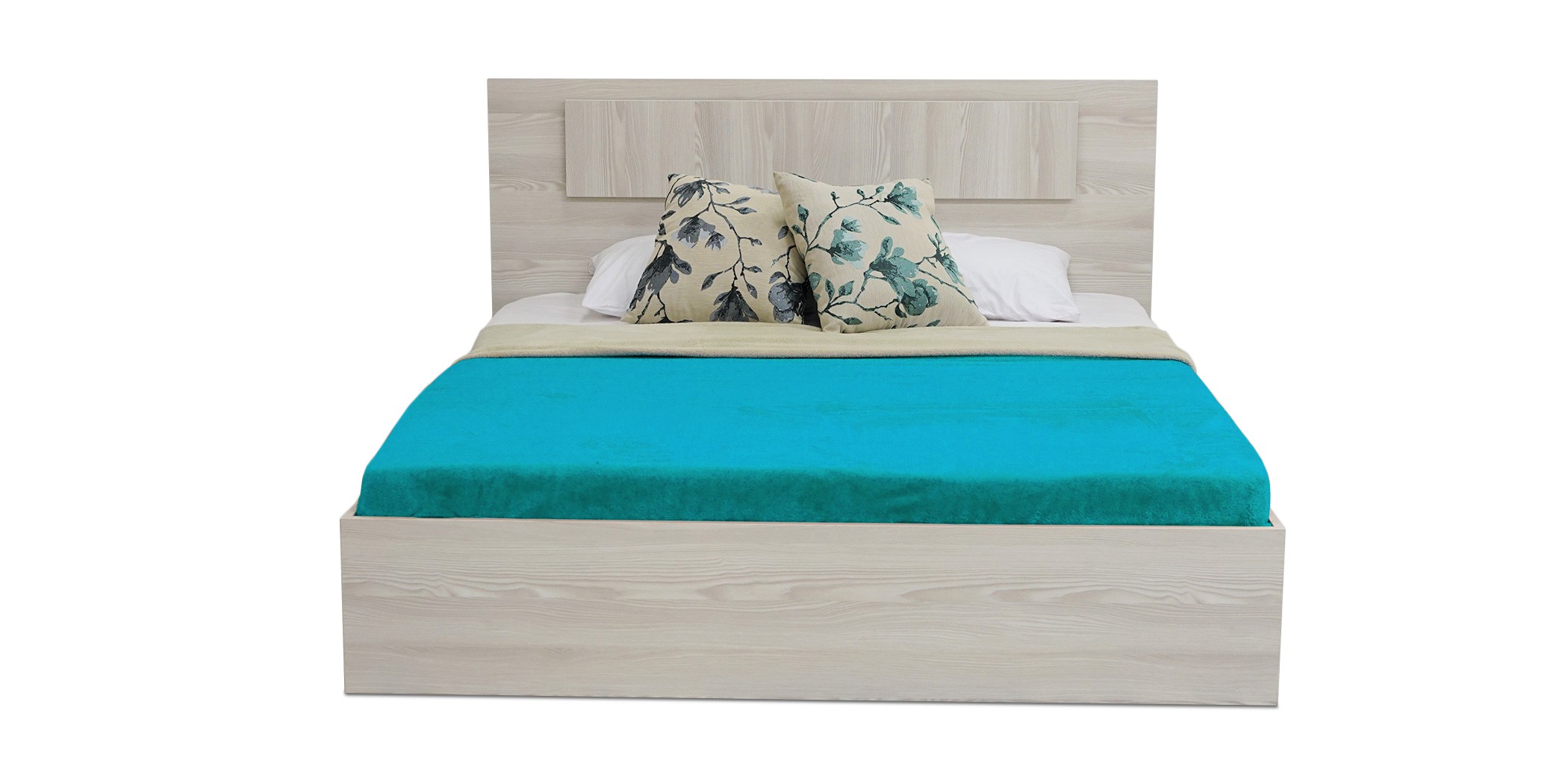 Grace Bed 150x190 cm MDF Grey