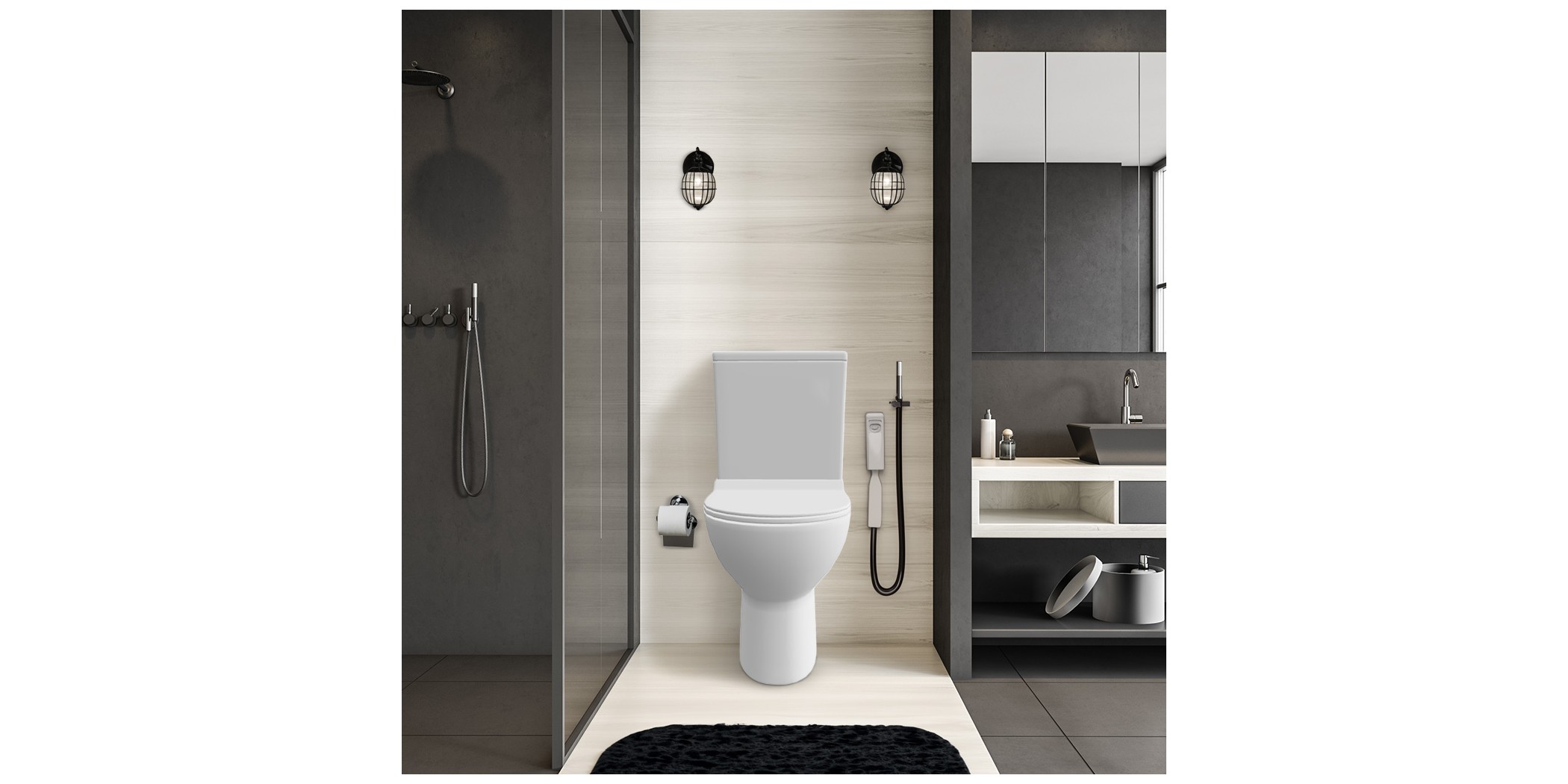 Jaquar Opal Rimless Bowl With Cistern OPS-WHT-15753NP180UFSMZ