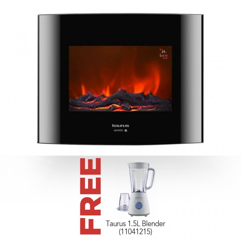 Taurus Toronto P 2000W Electric Fireplace - 935046000 & Free Taurus JB500P Succo Easy Mill 1.5L Plastic Jar Blender Taurus Toronto P 2000W Electric Fireplace - 935046000 & Free Taurus JB500P Succo Easy Mill 1.5L Plastic Jar Blender