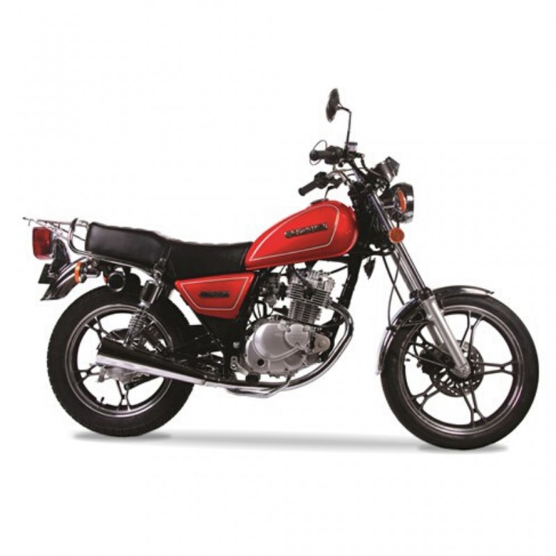 Suzuki Gn125h Red 124cc Motorbike