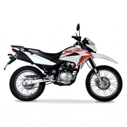 Honda XR125 White 125cc Trail Motorbike