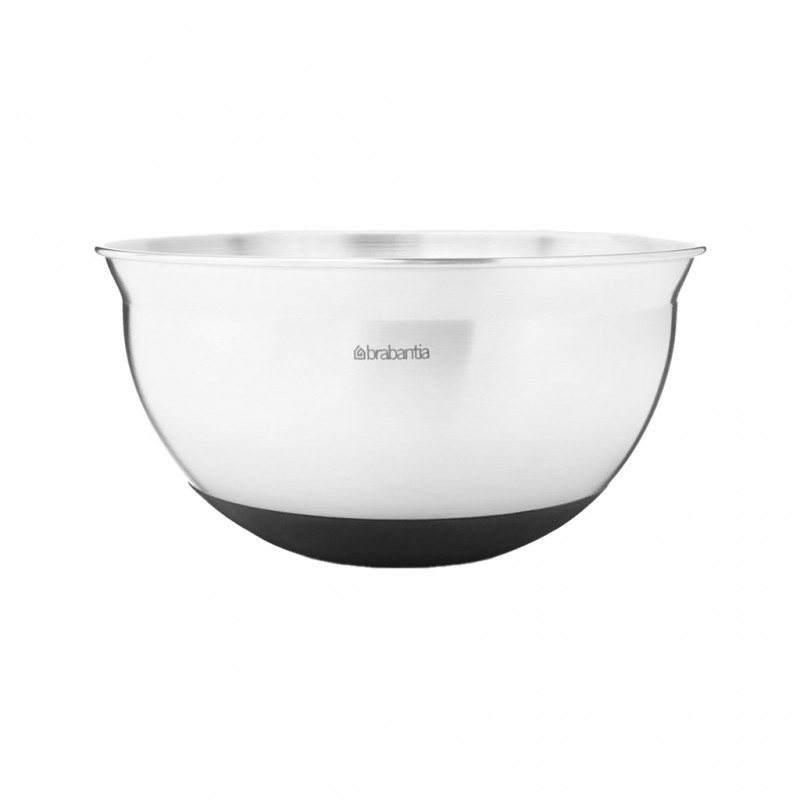 Brabantia 363849 1.6L Matt Steel/Black Mixing Bowl 5YW "O" Brabantia 363849 1.6L Matt Steel/Black Mixing Bowl 5YW "O"