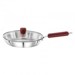 Hawkins SSF26G/26cm Tri Ply S/S Frying Pan With Glass Lid