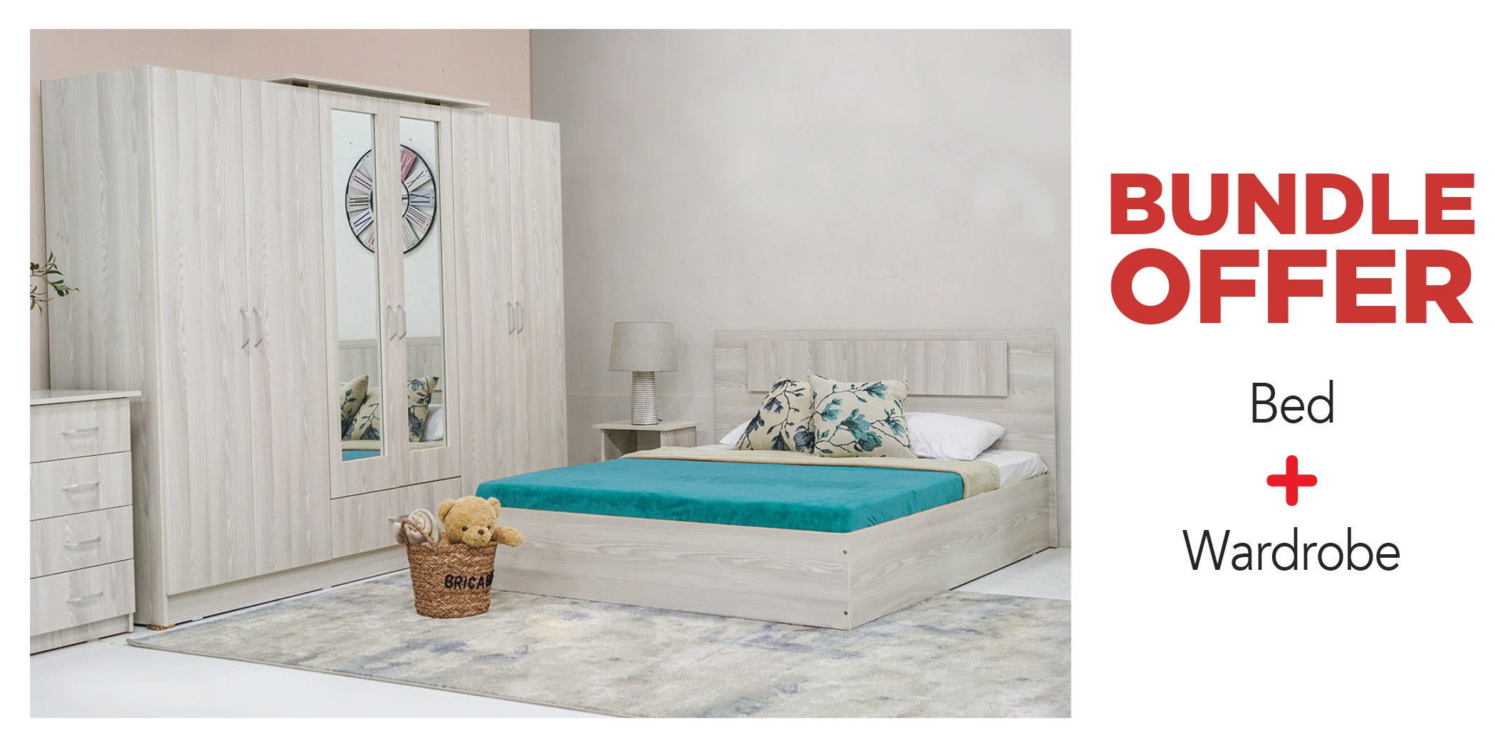 Grace Bed & Wardrobe Grace Bed & Wardrobe