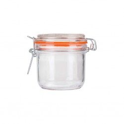 Zibo HM-2007 200ml Clear Glass Jar With Clip "O"