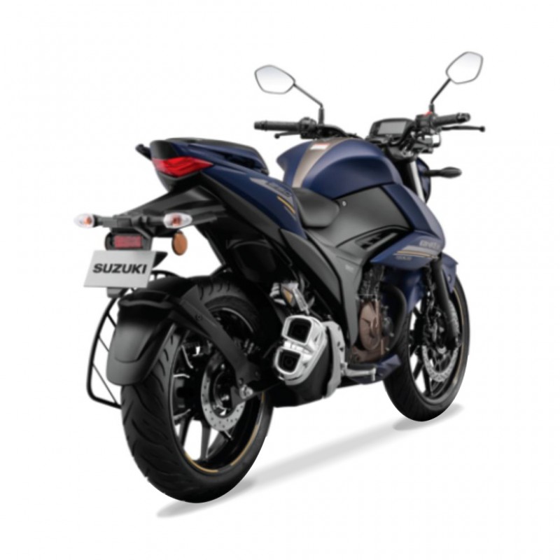 suzuki blue motorcycle