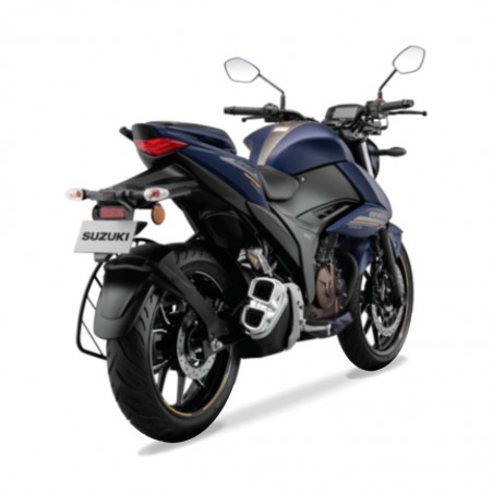 suzuki blue motorcycle