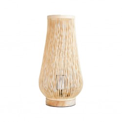 Cylinder Oval Bamboo Desk Lamp 20x39cm Ref CD-T069