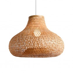 Slender Bamboo Bell Pendant Lamp 40x30cm - Ref CD-T027