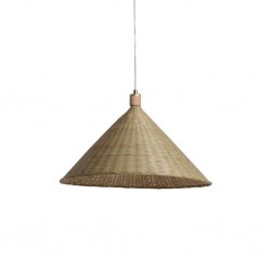 Cone Bamboo Pendant Lamp 33x20cm - Ref CD-T040