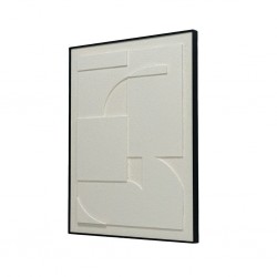 Ingenious Light Beige Wall Art 60x80x3 cm